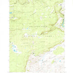 United States Geological Survey Crystal Falls, WY (1986, 24000-Scale) digital map