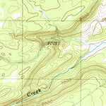 United States Geological Survey Crystal Falls, WY (1986, 24000-Scale) digital map