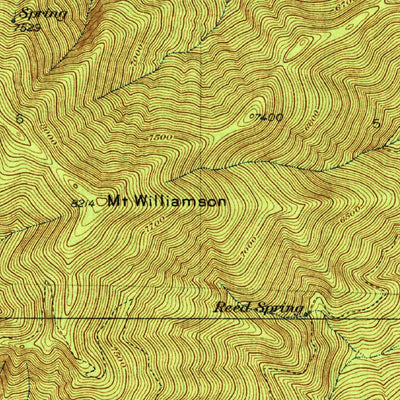 United States Geological Survey Crystal Lake, CA (1941, 24000-Scale) digital map
