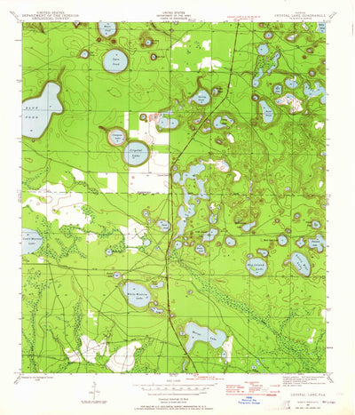 United States Geological Survey Crystal Lake, FL (1944, 24000-Scale) digital map