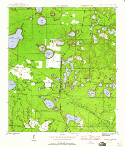 United States Geological Survey Crystal Lake, FL (1945, 24000-Scale) digital map