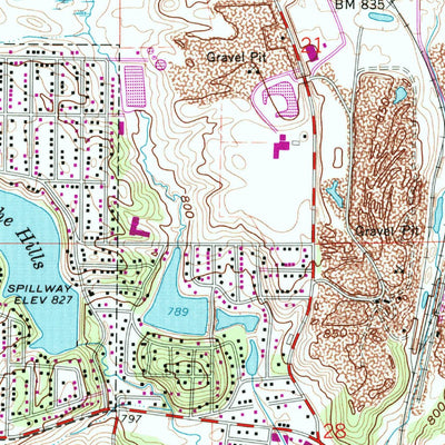 United States Geological Survey Crystal Lake, IL (1962, 24000-Scale) digital map