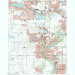 United States Geological Survey Crystal Lake, IL (1992, 24000-Scale) digital map