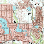 United States Geological Survey Crystal Lake, IL (1992, 24000-Scale) digital map