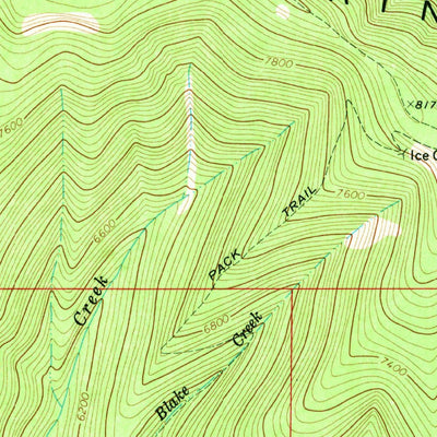 United States Geological Survey Crystal Lake, MT (1970, 24000-Scale) digital map