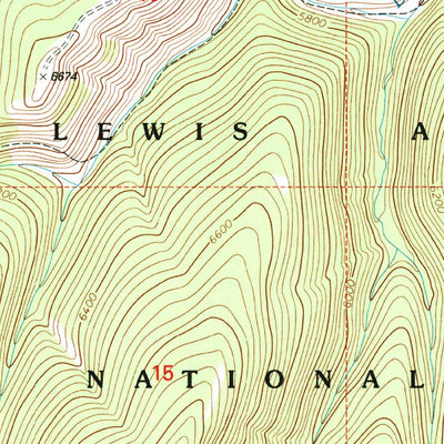 United States Geological Survey Crystal Lake, MT (1995, 24000-Scale) digital map
