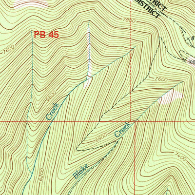 United States Geological Survey Crystal Lake, MT (1995, 24000-Scale) digital map