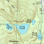 United States Geological Survey Crystal Lake, VT (1986, 24000-Scale) digital map