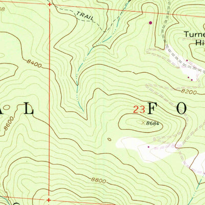 United States Geological Survey Crystal Mountain, CO (1962, 24000-Scale) digital map