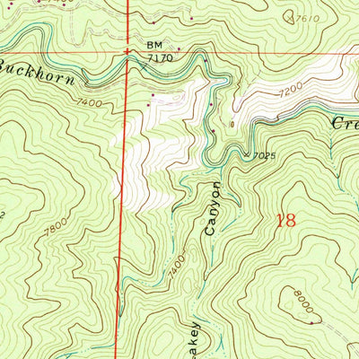 United States Geological Survey Crystal Mountain, CO (1962, 24000-Scale) digital map