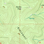 United States Geological Survey Crystal Peak, ID (1995, 24000-Scale) digital map