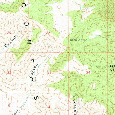 United States Geological Survey Crystal Peak, UT (1960, 62500-Scale) digital map