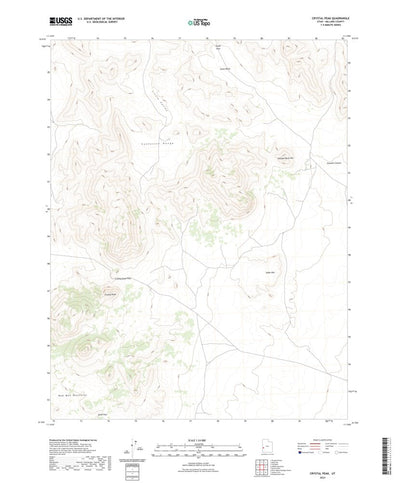 United States Geological Survey Crystal Peak, UT (2023, 24000-Scale) digital map