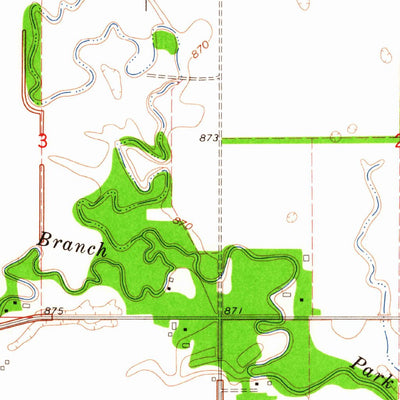 United States Geological Survey Crystal SE, ND (1963, 24000-Scale) digital map