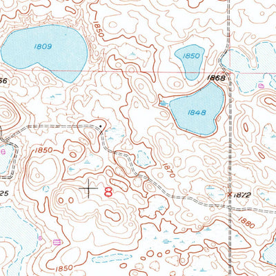 United States Geological Survey Crystal Springs, ND (1955, 24000-Scale) digital map