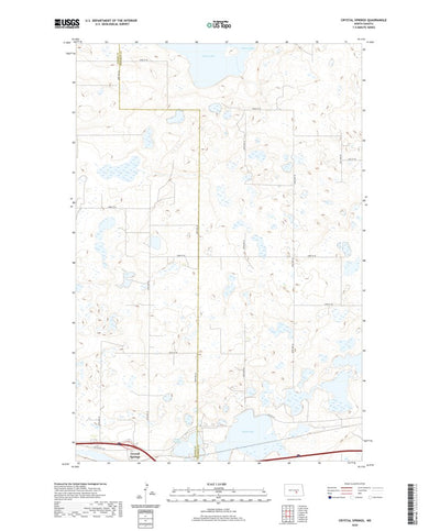 United States Geological Survey Crystal Springs, ND (2020, 24000-Scale) digital map