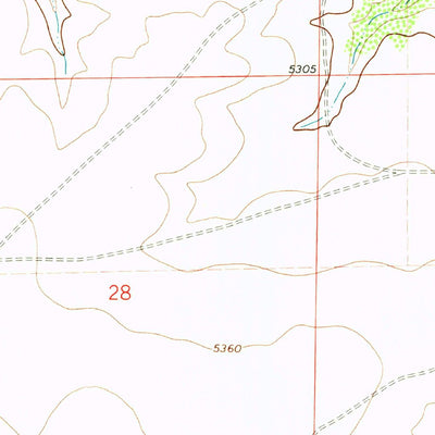United States Geological Survey Cuates School, NM (1972, 24000-Scale) digital map