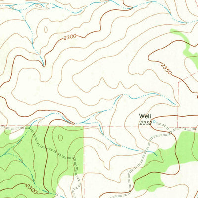 United States Geological Survey Cub Lake, TX (1971, 24000-Scale) digital map