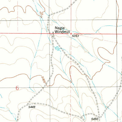 United States Geological Survey Cub Mountain, NM (1981, 24000-Scale) digital map