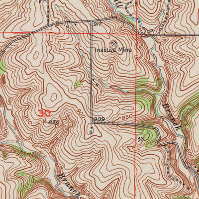 United States Geological Survey Cuba City, WI-IL (1952, 24000-Scale) digital map
