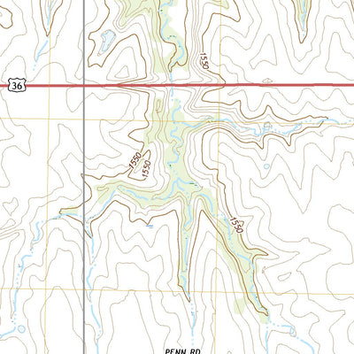 United States Geological Survey Cuba, KS (2022, 24000-Scale) digital map