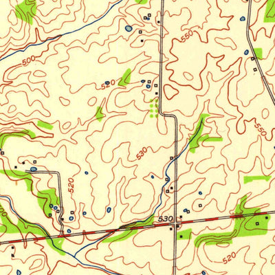 United States Geological Survey Cuba, KY-TN (1952, 24000-Scale) digital map