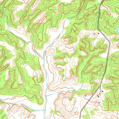 United States Geological Survey Cuba, KY-TN (1977, 24000-Scale) digital map