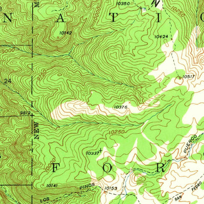 United States Geological Survey Cuba, NM (1940, 62500-Scale) digital map