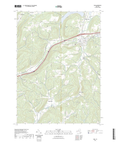 United States Geological Survey Cuba, NY (2023, 24000-Scale) digital map