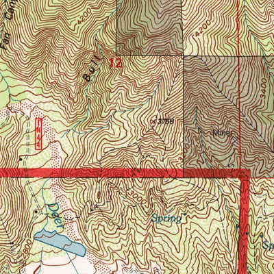 United States Geological Survey Cucamonga Peak, CA (1996, 24000-Scale) digital map