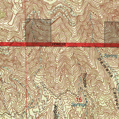 United States Geological Survey Cucamonga Peak, CA (1996, 24000-Scale) digital map