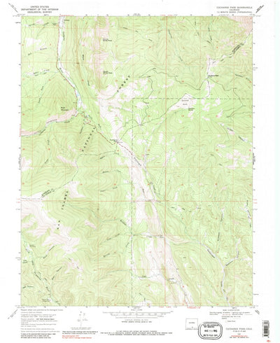 United States Geological Survey Cucharas Pass, CO (1967, 24000-Scale) digital map