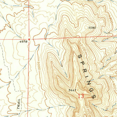 United States Geological Survey Cuchillo, NM (1961, 24000-Scale) digital map