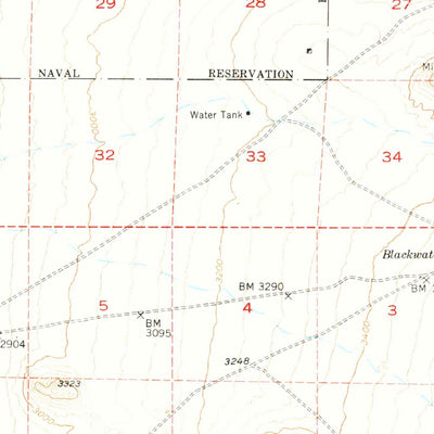 United States Geological Survey Cuddeback Lake, CA (1954, 62500-Scale) digital map