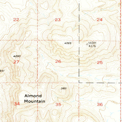 United States Geological Survey Cuddeback Lake, CA (1954, 62500-Scale) digital map