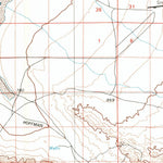United States Geological Survey Cuddeback Lake, CA (1976, 100000-Scale) digital map