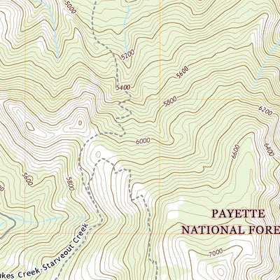United States Geological Survey Cuddy Mountain, ID (2020, 24000-Scale) digital map