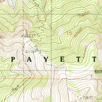 United States Geological Survey Cuddy Mountain, ID-OR (1987, 24000-Scale) digital map