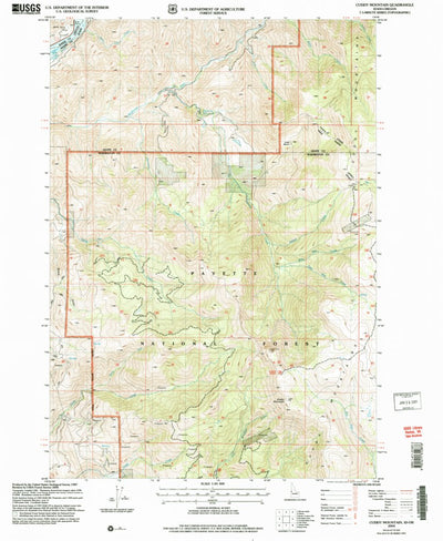 United States Geological Survey Cuddy Mountain, ID-OR (2004, 24000-Scale) digital map