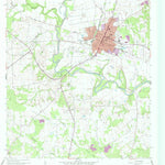 United States Geological Survey Cuero, TX (1960, 24000-Scale) digital map