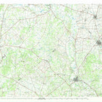 United States Geological Survey Cuero, TX (1985, 100000-Scale) digital map
