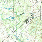 United States Geological Survey Cuero, TX (1985, 100000-Scale) digital map