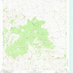 United States Geological Survey Cuesta Del Burro East, TX (1983, 24000-Scale) digital map