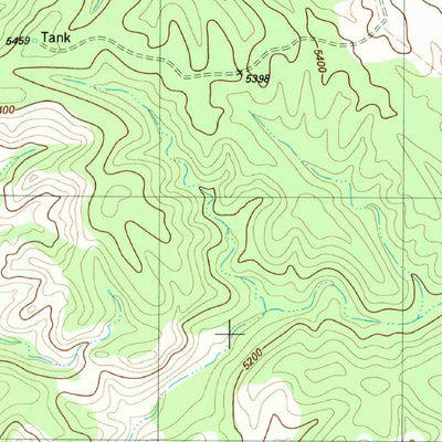 United States Geological Survey Cuesta Del Burro East, TX (1983, 24000-Scale) digital map