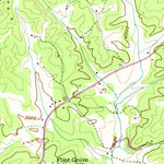 United States Geological Survey Culberson, NC-GA (1941, 24000-Scale) digital map