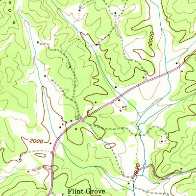 United States Geological Survey Culberson, NC-GA (1941, 24000-Scale) digital map