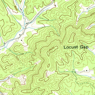 United States Geological Survey Culberson, NC-GA (1941, 24000-Scale) digital map
