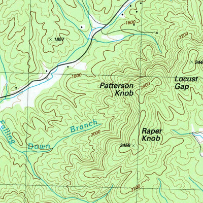 United States Geological Survey Culberson, NC-GA (1988, 24000-Scale) digital map