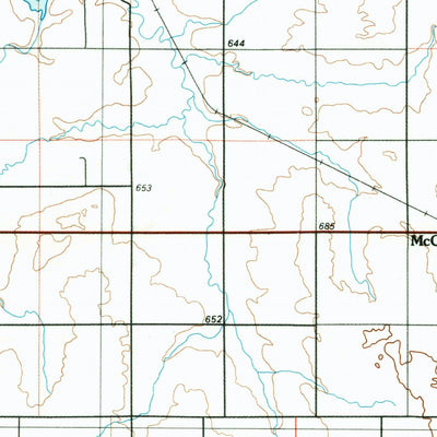 United States Geological Survey Culbertson, MT-ND (1982, 100000-Scale) digital map