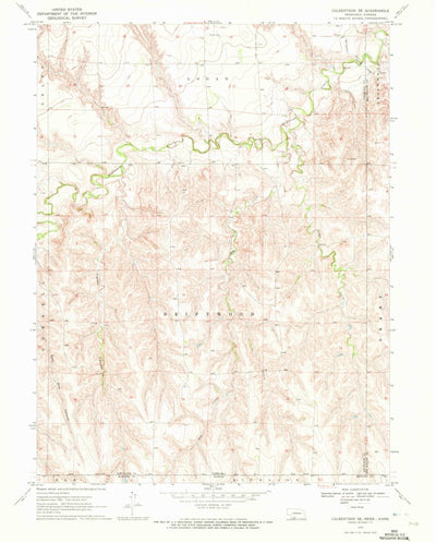 United States Geological Survey Culbertson SE, NE-KS (1970, 24000-Scale) digital map